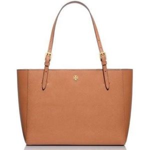 'Small York' Saffiano Leather Buckle Tote